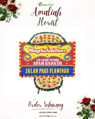 Bunga Papan Congratulation di Kubu Marapalam